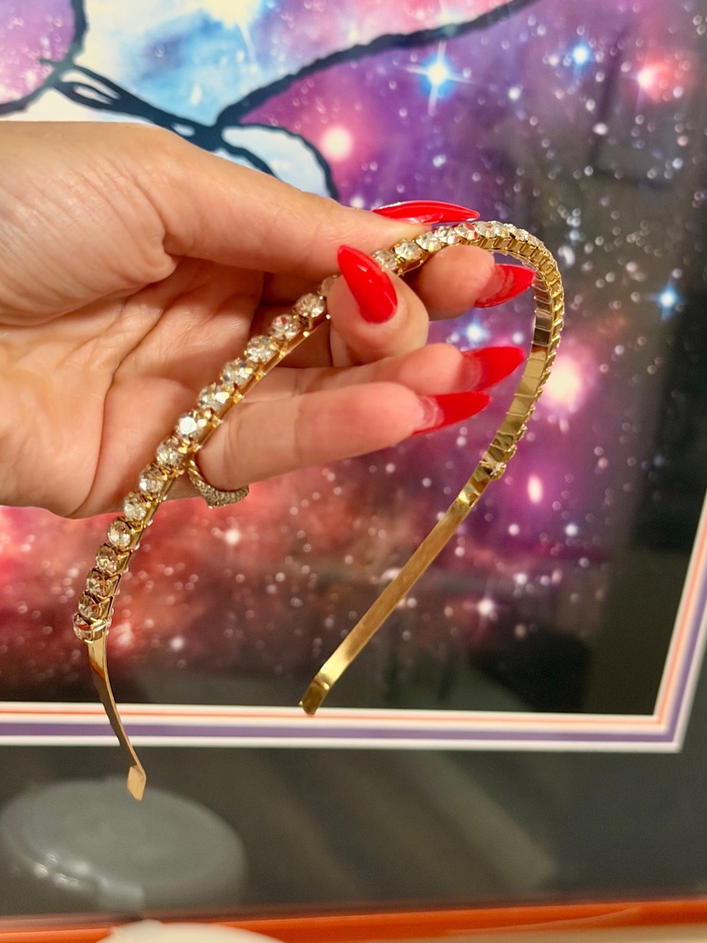 Gold Crystal Headband